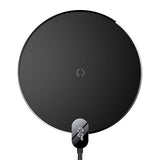 Induktiv trådløs oplader Baseus Digital LED 15W (sort)