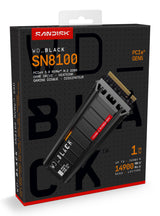 WD Black SN8100 SSD 1TB M.2 PCI Express 5.0 (NVMe)