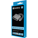 USB-C Mini Dock HDMI+USB, White