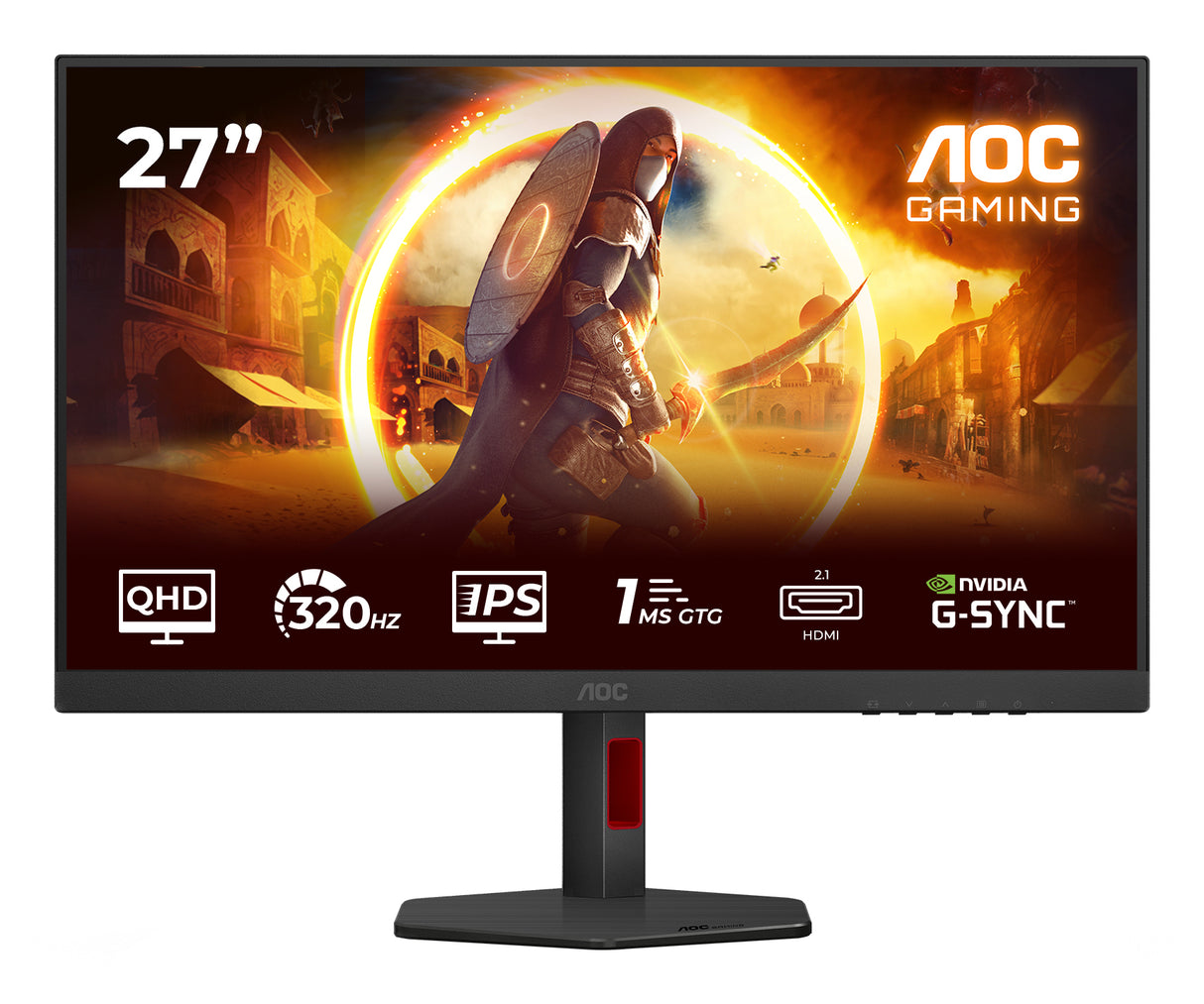 AOC Gaming Q27G4SRU 27 Fast IPS 2560 x 1440 (2K) HDMI DisplayPort 320Hz