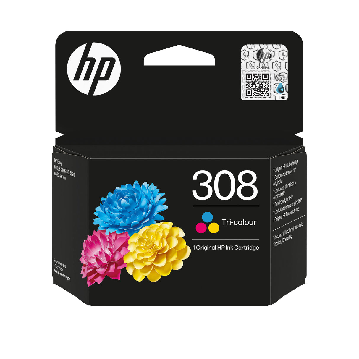 HP 308 trefarvet Original Ink-blækpatron