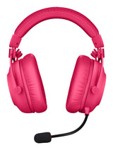 Logitech G Pro X 2 LIGHTSPEED trådløst headset, pink
