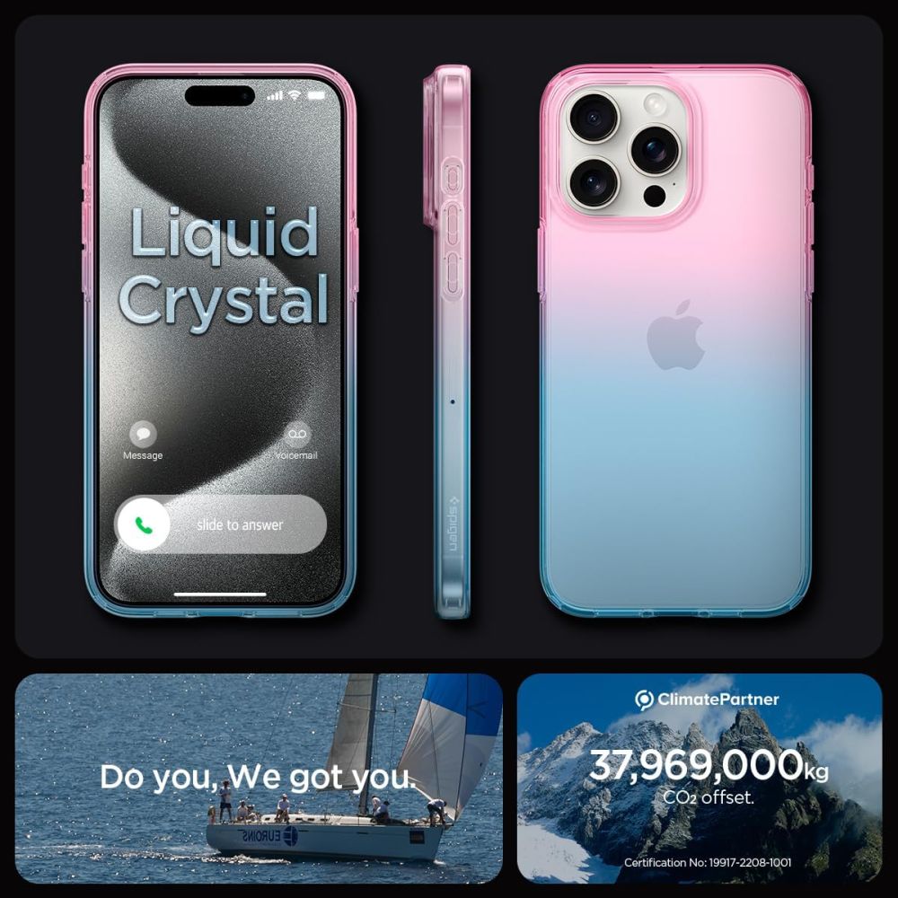 Spigen Liquid Crystal Iphone 15 Pro Gradation Pink