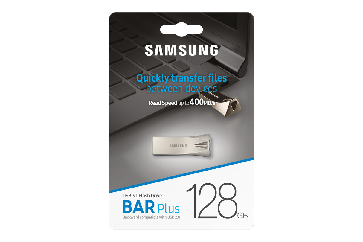 Samsung MUF-128BE USB-nøgle 128 GB USB Type-A 3.2 Gen 1 (3.1 Gen 1) Sølv