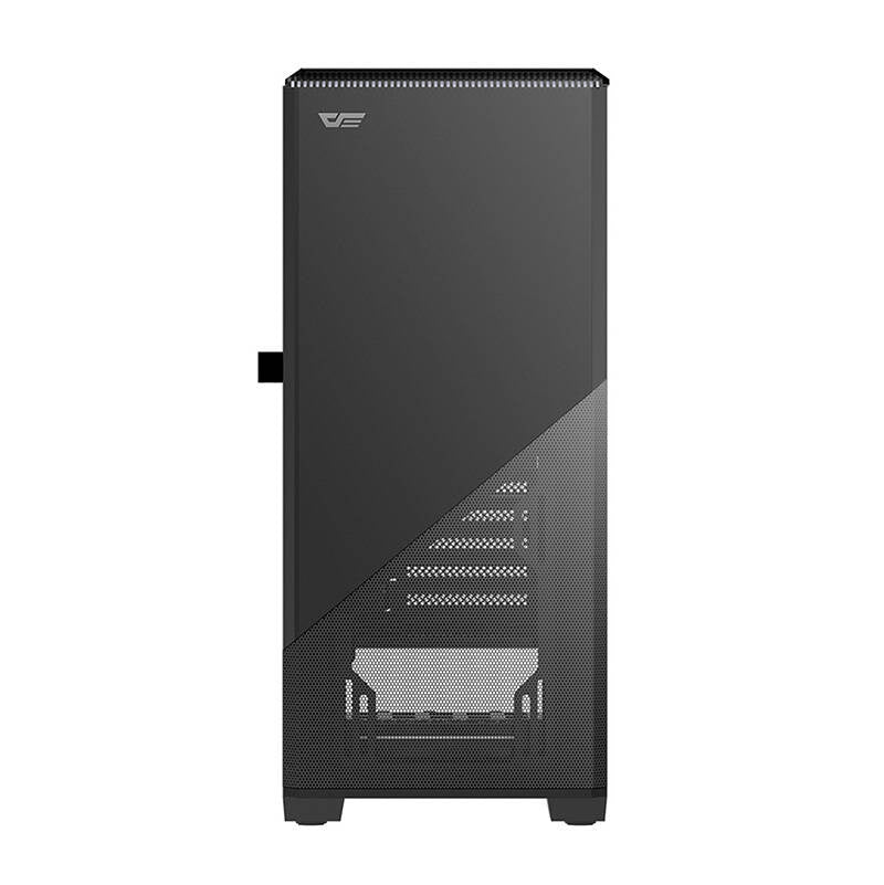 Darkflash DK151 LED-computerhylster (sort) + 3 RGB-ventilatorer