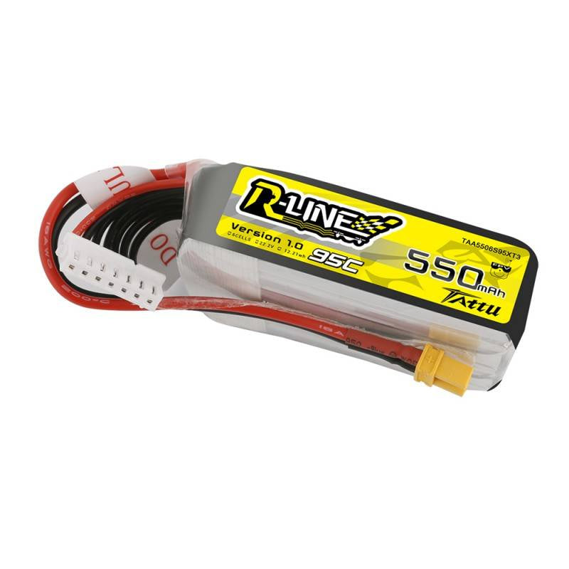 Batteri Tattu R-Line 550mAh 22.2V 95C 6S1P XT30