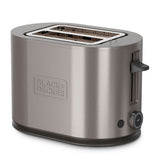 Black+Decker Toaster 2 Slot Stainless Steel