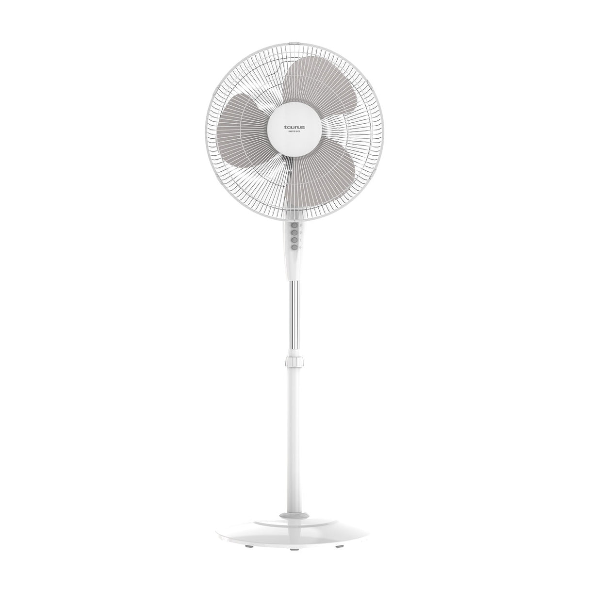 Taurus Fan 40cm Pedistal Greco 16 Cr White