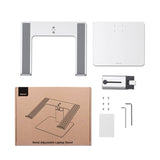 Laptopstativ Baseus 11-17", justerbar (sølv)