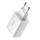 Baseus kompakte hurtigoplader, 3x USB, 17W (hvid)