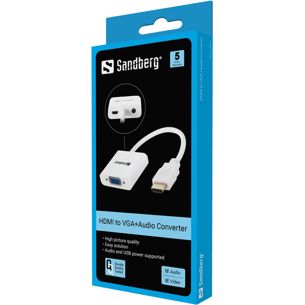HDMI to VGA+Audio Converter