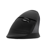 Trådløs vertikal mus Delux M618Mini DB BT+2.4G 2400DPI (sort)