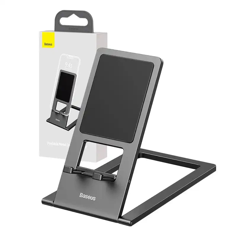 Telefonringstativ/holder på skinner Grå