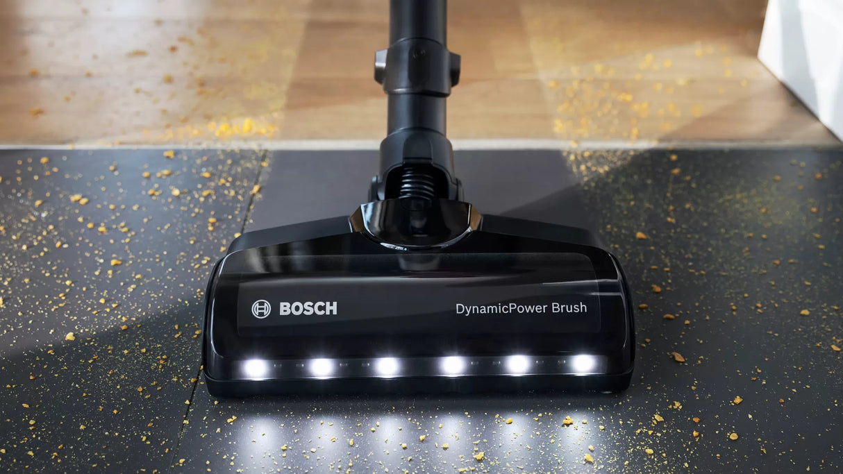 Bosch BBS711W stav støvsuger & elektrisk kost 2-i-1 stangstøvsuger Batteri Dry Hygiejnefilter Poseløs 0,3 L Hvid