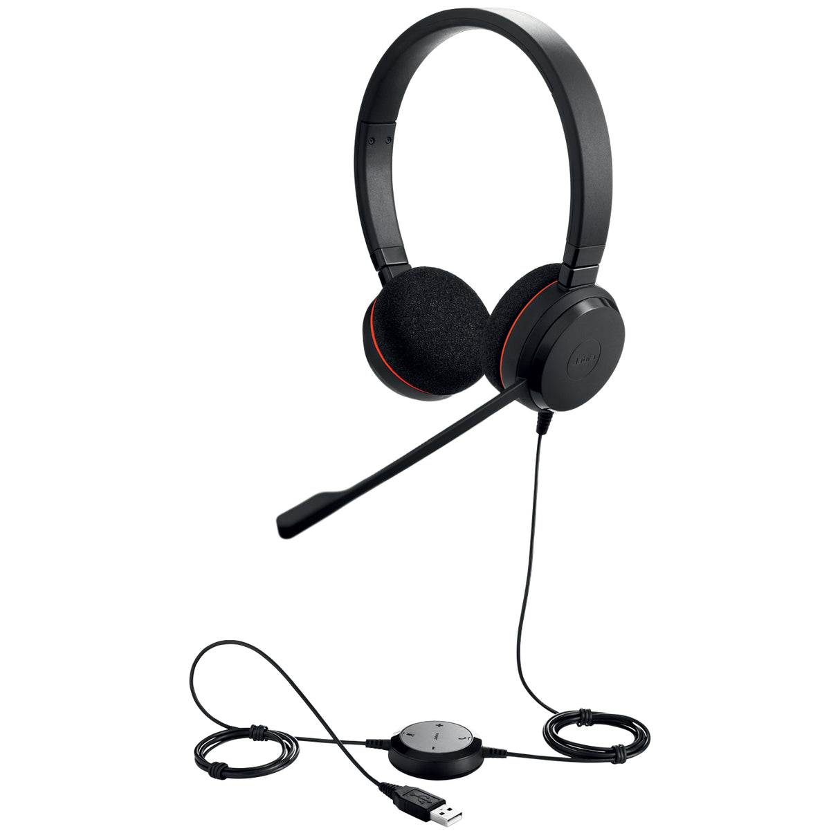 Jabra 4999-829-209 hovedtelefoner/headset Ledningsført Kontor/Callcenter USB Type-A Sort