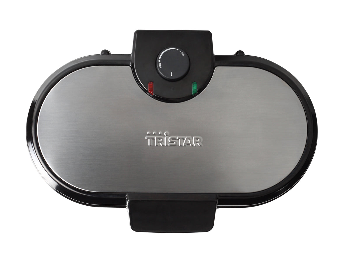 Tristar WF-2120 vaffeljern 10 vaffel/vafler 1200 W Sort, Grå