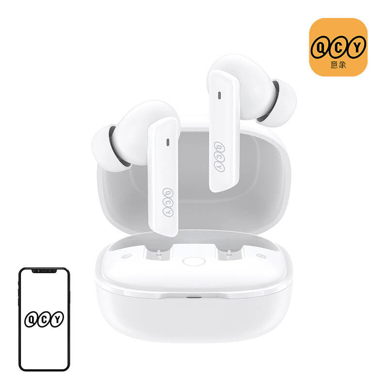Høretelefoner TWS QCY HT05, ANC (hvid)