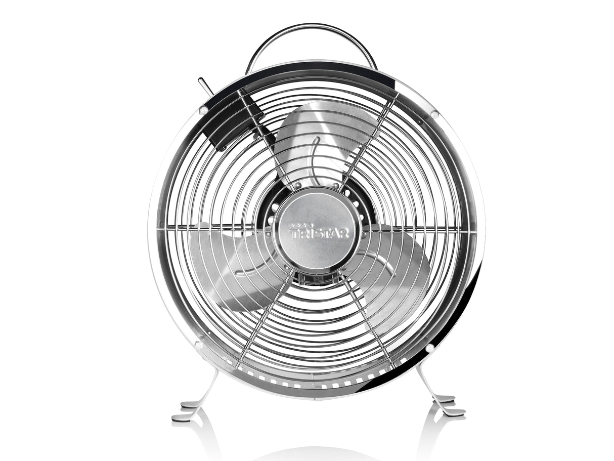 Tristar VE-5967 ventilator Sølv, Hvid