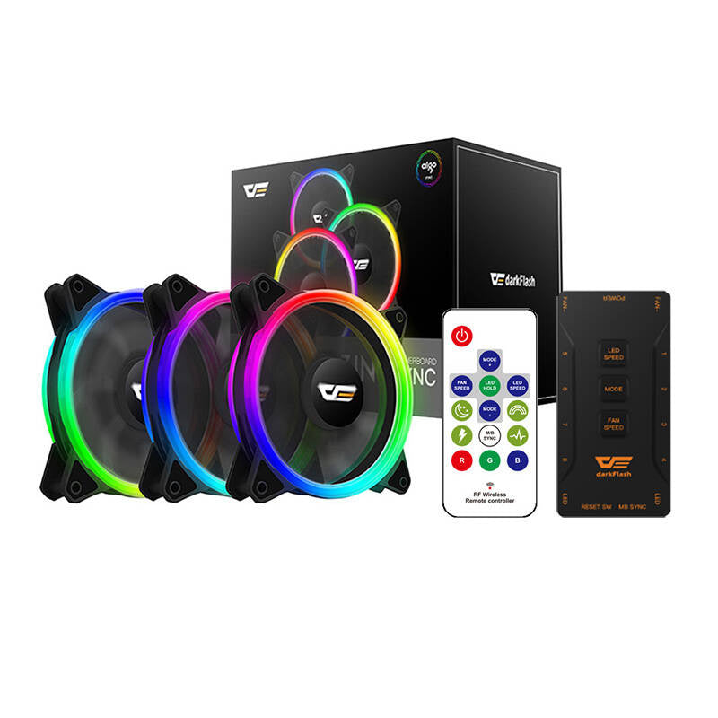 Computer Fan Set ARGB Darkflash DR12 Pro 3in1 120x120 (sort)