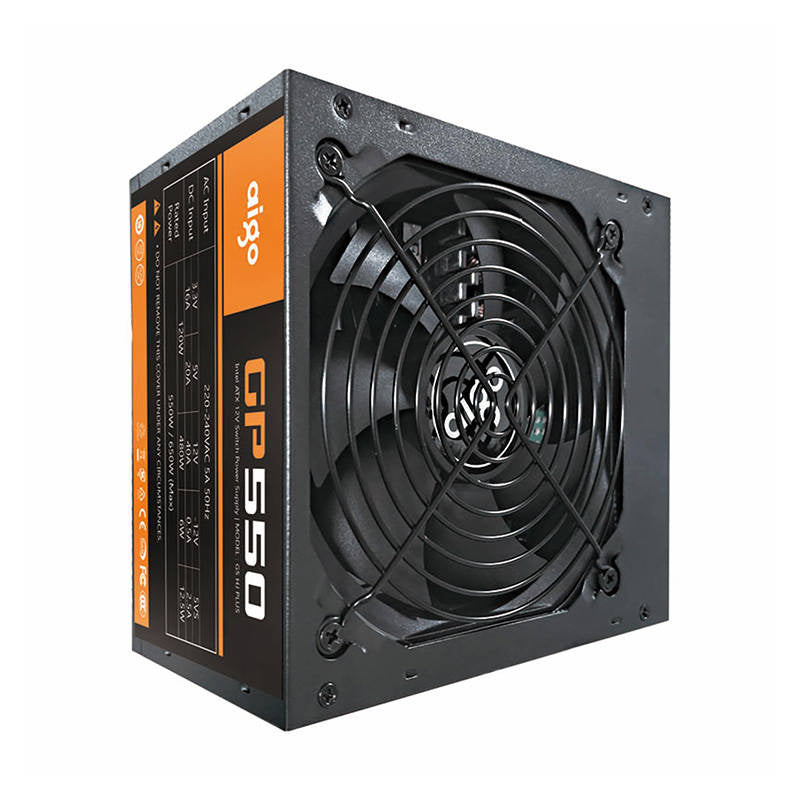 Computer Power Supply Aigo GP550 80 Plus Bronze 650W (sort)