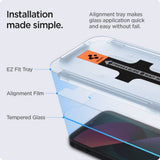Hærdet Glas Spigen Glas.Tr ”Ez Fit” 2 Pack Iphone 13 / 13 Pro / 14 / 16 E / 17 E Clear