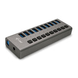i-tec U3CHARGEHUB10 oplader til mobil enhed Universel Grå Vekselstrøm Hurtig opladning Indendørs