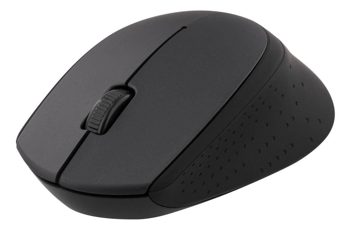 Deltaco Trådløs optisk mus 2,4 GHz, 3 knapper med scroll, 1.200 DPI, USB nano-modtager, sort