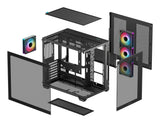 DeepCool CG530 4F Midi Tower Sort