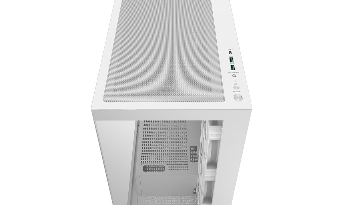 DeepCool CG580 4F V2 Midi Tower Hvid