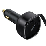 Biloplader Baseus Enjoyment med kabel USB-C + Lightning 3A, 30W (sort)