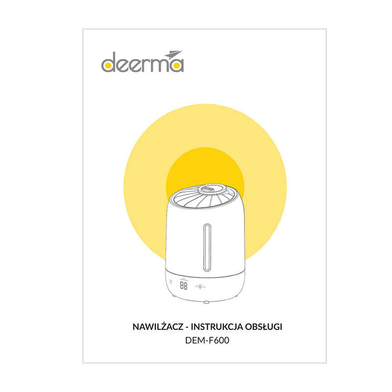 Ultralydfugter Deerma F600 sort