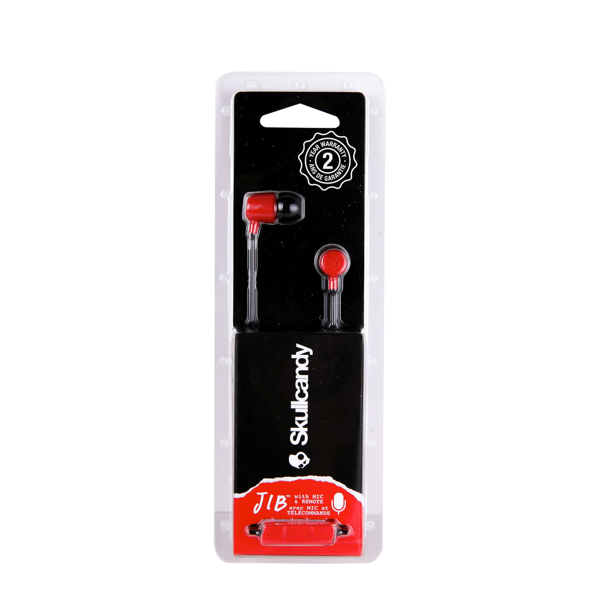 Skullcandy Hovedtelefon Jib In Ear Mic Rød