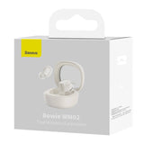 Trådløse hovedtelefoner Baseus Bowie WM02 TWS, Bluetooth 5.0 (hvid)