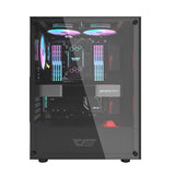 Computerkasse Darkflash DK100 (sort)