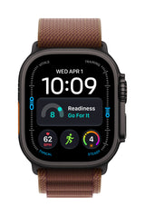 *Apple Watch Ultra 4 GPS + Cellular 49mm Black Titanium Case with Burgundy Alpine Loop - L