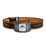 Forlygter Superfire HL75-X, 220lm, USB