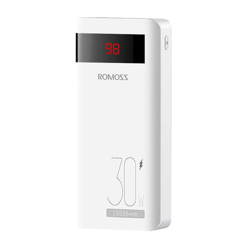 Powerbank Romoss Sense6PS Pro 20000mAh, 30W (hvid)