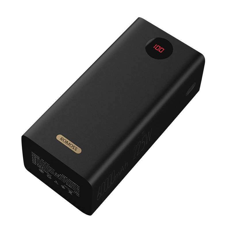 Powerbank Romoss PEA60 60000mAh, QC + PD, 22.5W (sort)