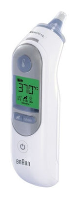 Braun ThermoScan 7 IRT6520 Age Precision Termometer Grå Hvid