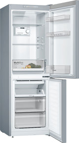Bosch Serie 2 KGN33NLEB køle-/fryseskab Fritstående 282 L Rustfrit stål