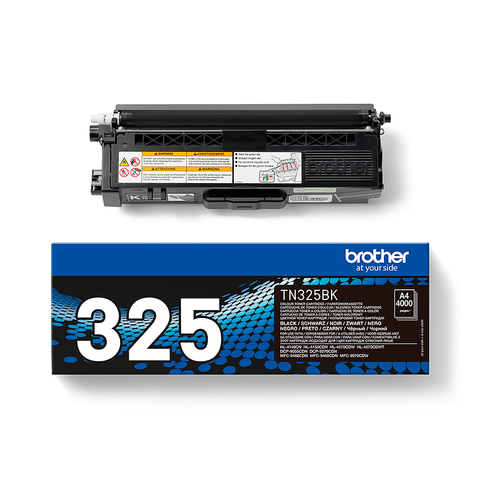 Brother TN-325BK tonerpatron 1 stk Original Sort