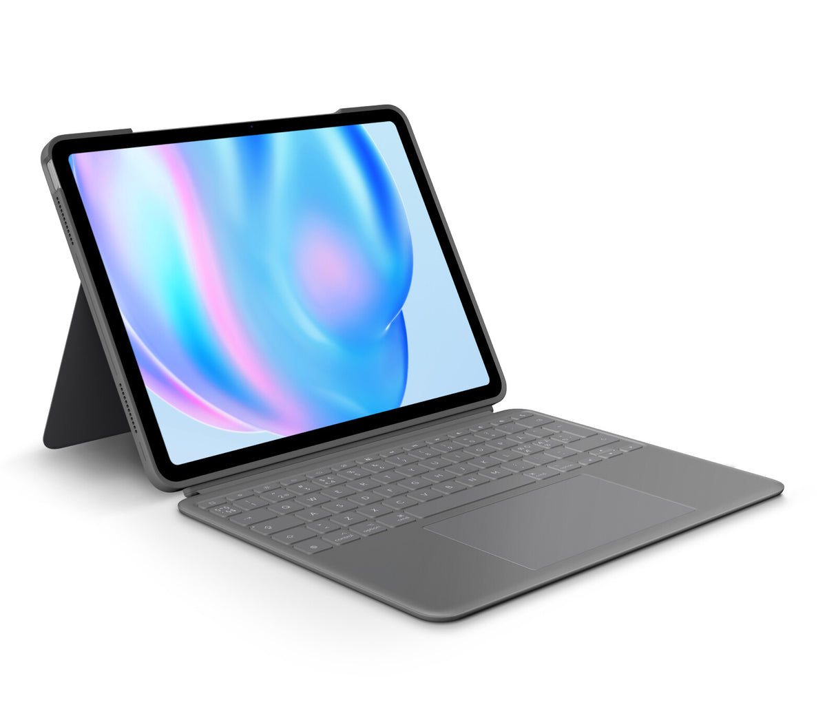 Logitech Combo Touch QWERTY Dansk, Finsk, Norsk, Svensk Smart Connector Grå
