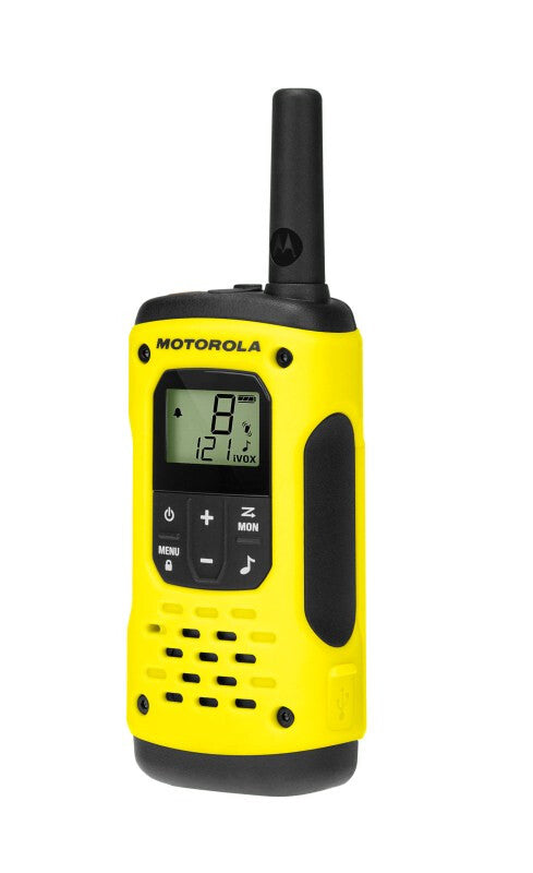 Motorola Talkabout T92 H2O two-way radio 16 channels 446.00625 - 446.19375 MHz Black, Yellow