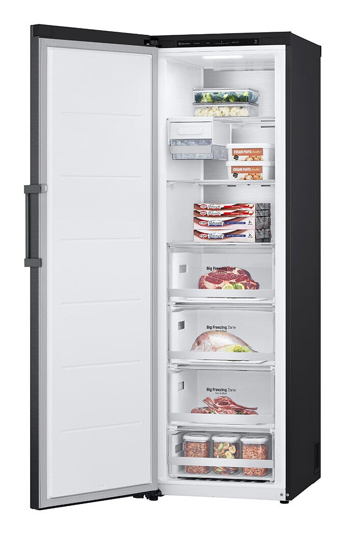 LG GFT61MCCSZ fryser Stående fryser Fritstående 324 L Sort