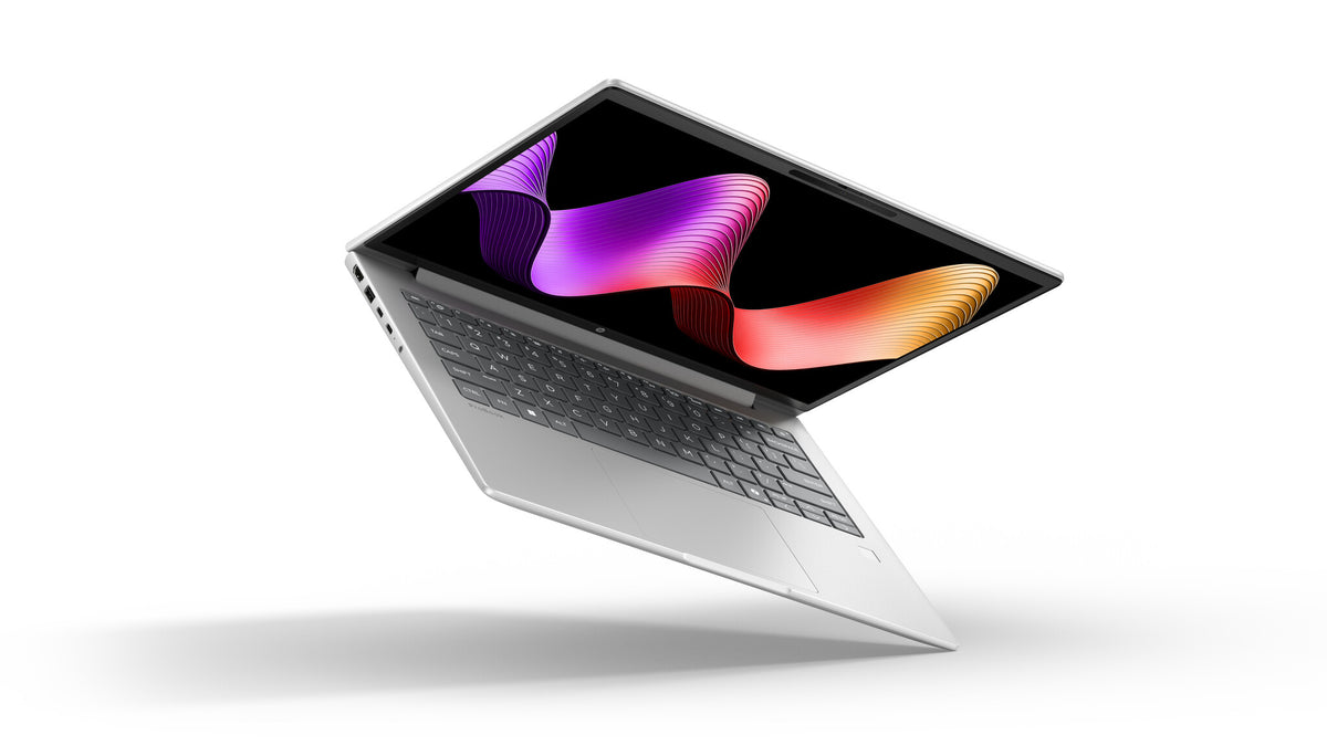 HP DX0M8AT laptop Intel Core 5 35.6 cm (14") WUXGA 16 GB DDR5-SDRAM 512 GB SSD Wi-Fi 7 (802.11be) Windows 11 Pro AI PC Silver
