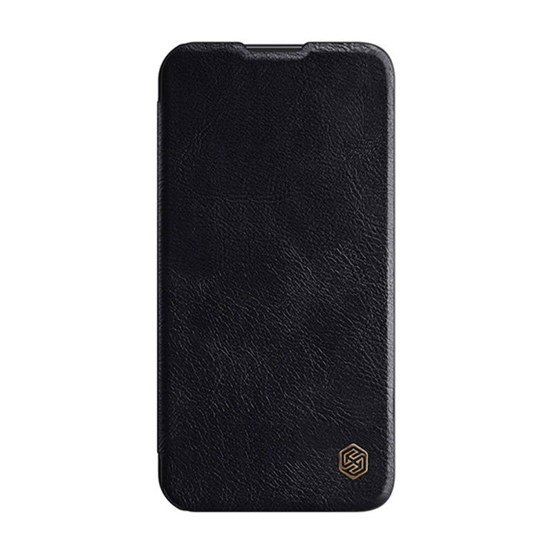 Case Nillkin Qin Pro Leather til iPhone 14 Pro Max (Sort)