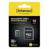 Intenso 3424470 hukommelseskort 16 GB MicroSD UHS-I Klasse 10