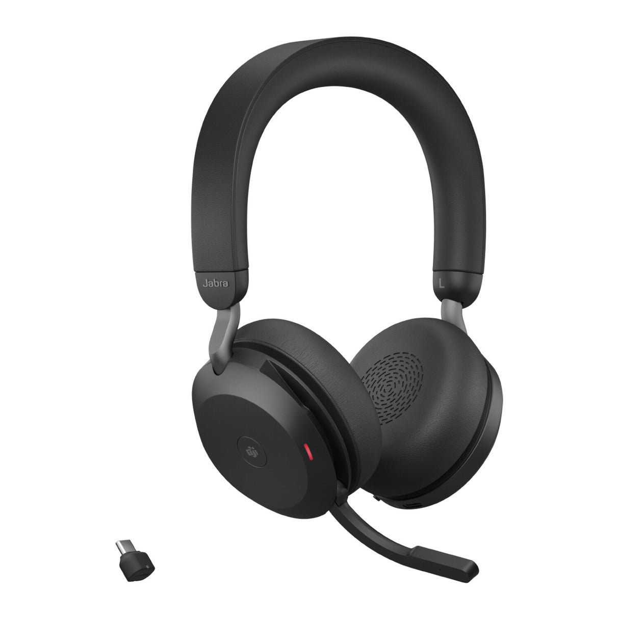 Jabra Evolve2 75 Headset Trådløs Kontor/Callcenter Bluetooth Sort