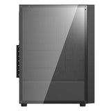 Darkflash A290 computercase (sort) + 3 fans