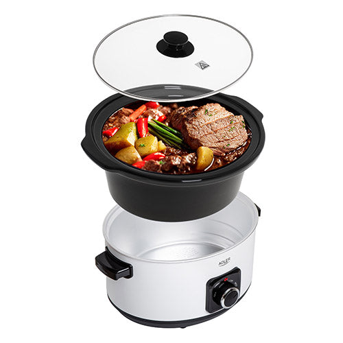 Adler AD 6413W gryde 5,8 L 290 W Hvid, Sort